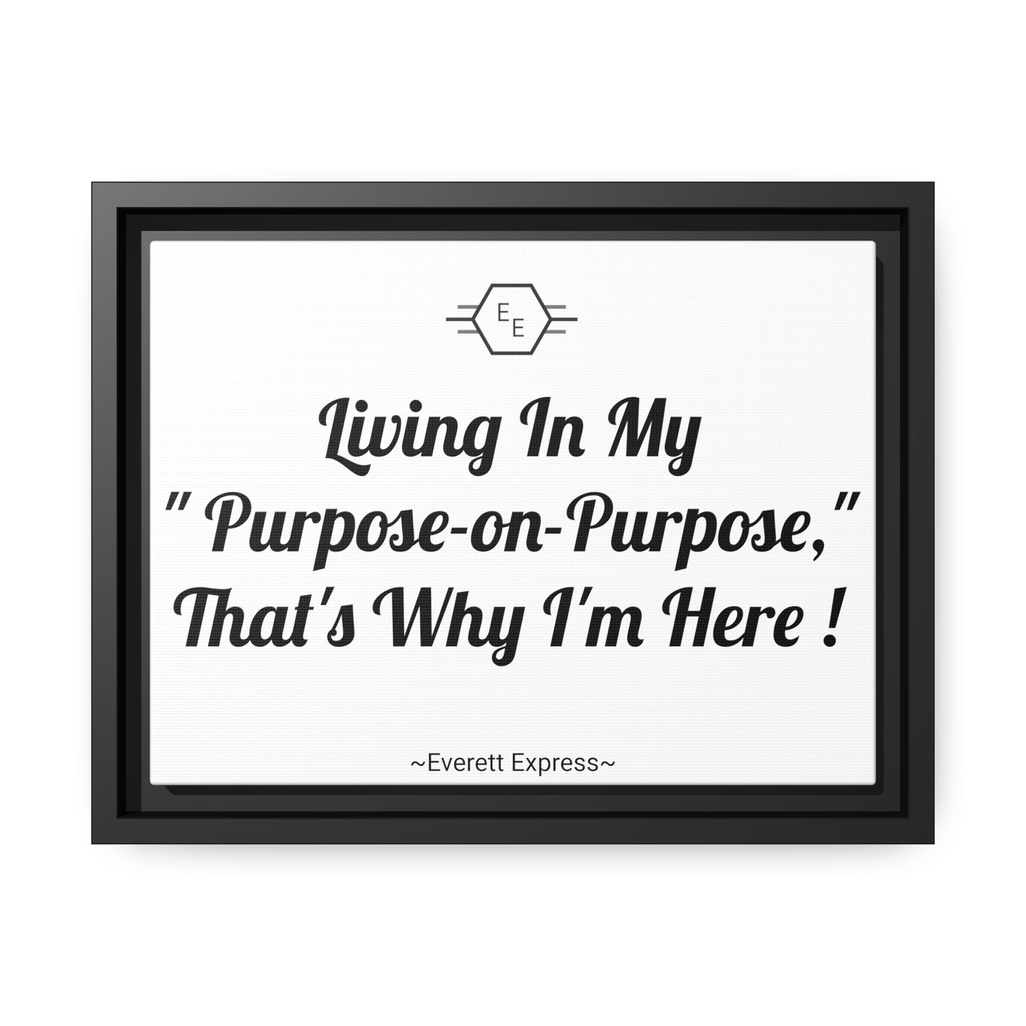 Black Frame Canvas