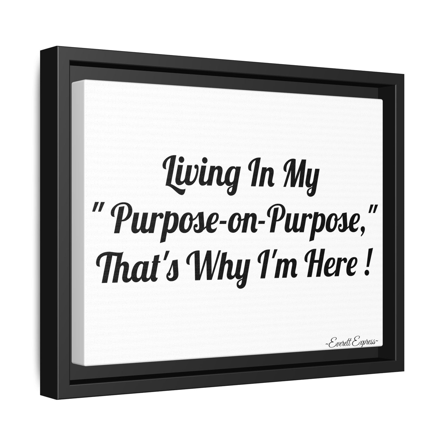 Black Frame Canvas