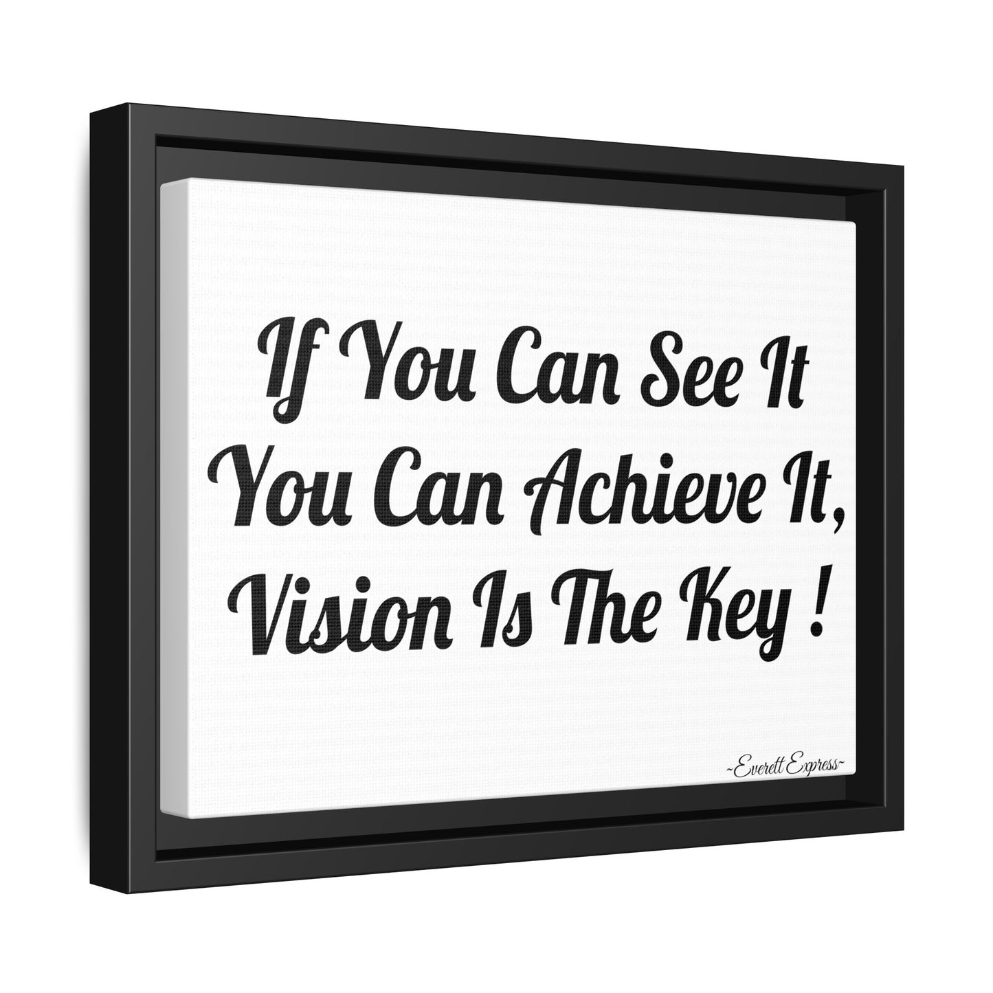 Black Frame Canvas