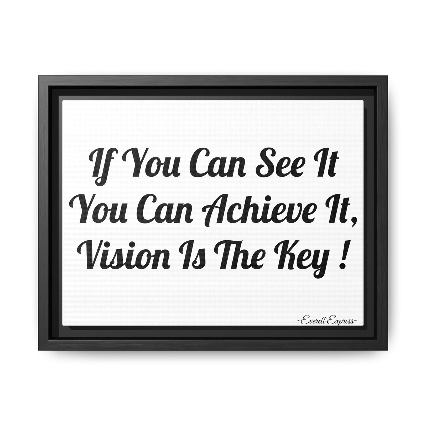 Black Frame Canvas
